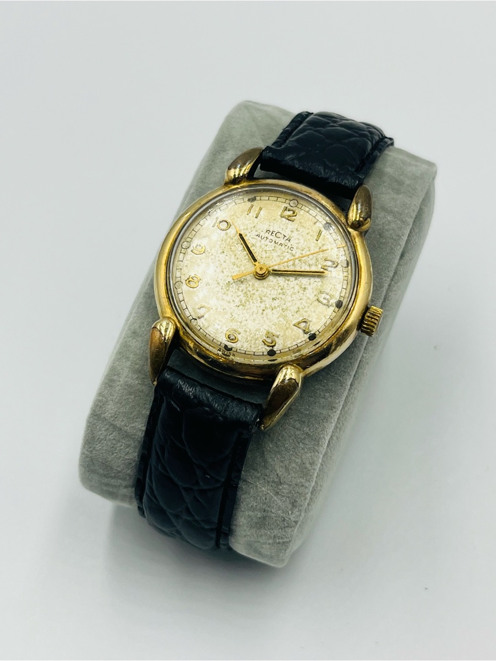 Rare Vintage RECTA Watch Automatic Swiss Made Men’s Wristwatch
